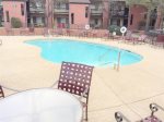 Sedona Sunrise has a great community pool with loungers and seating